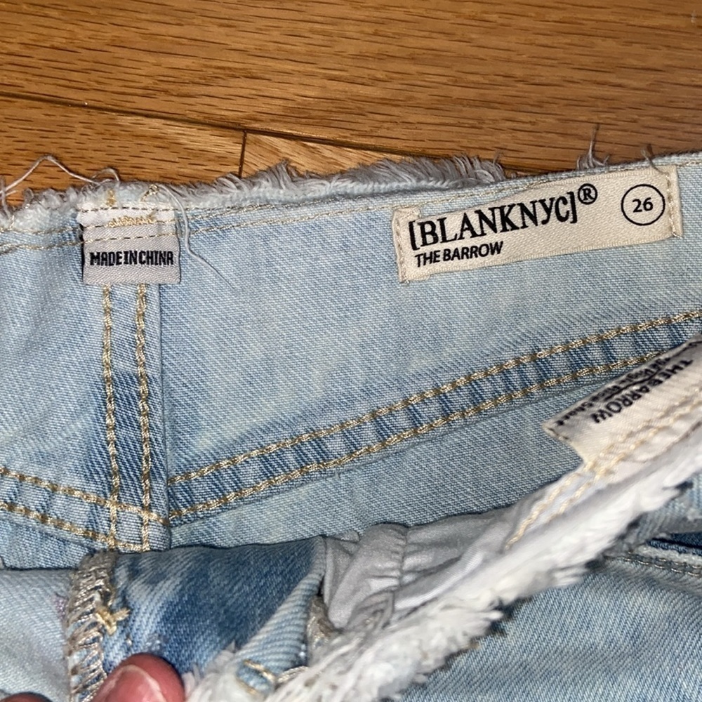 NWOT Blank NYC The Barrow Vintage High Rise Short in size 26 - Picture 7 of 8